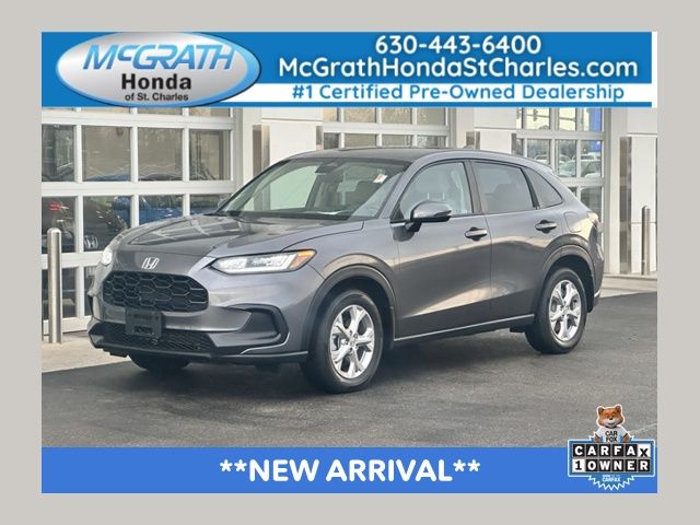 Gray (Modern Steel Metallic) 2024 Honda HR-V LX AWD SUV / Crossover All-Wheel Drive Continuously Variable Transmission