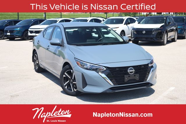 Atlantic Gray Metallic 2025 Nissan Sentra Sedan Front-Wheel Drive Continuously Variable Transmission