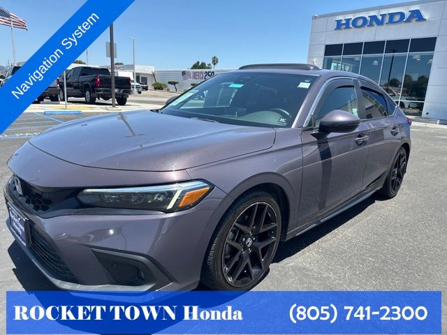 Mauve 2023 Honda Civic Hatchback Hatchback Front-Wheel Drive Continuously Variable Transmission