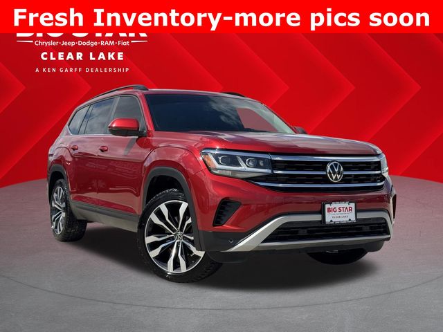 2022 Volkswagen Atlas 3.6L V6 SE w/Technology Blue at DeMontrond Ford