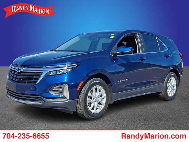 Blue 2022 Chevrolet Equinox LT FWD with 1LT SUV / Crossover Front-Wheel Drive 6-Speed Automatic Overdrive