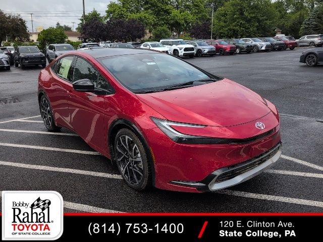 Red 2026 Toyota Prius Plug-In Hybrid Hatchback Front-Wheel Drive Continuously Variable Transmission