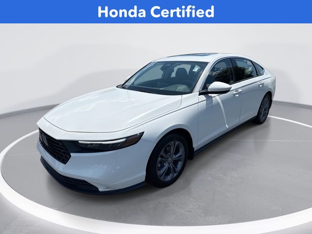 Platinum White Pearl 2024 Honda Accord Sedan Front-Wheel Drive Continuously Variable Transmission