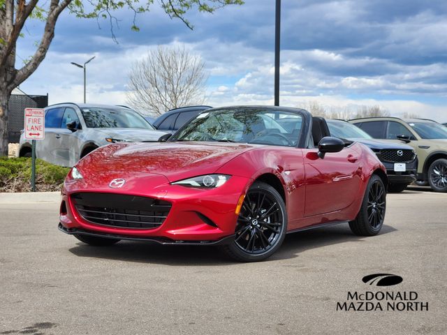 Soul Red Crystal Metallic 2026 Mazda MX-5 Miata Club RWD Convertible Rear-Wheel Drive 6-Speed Manual