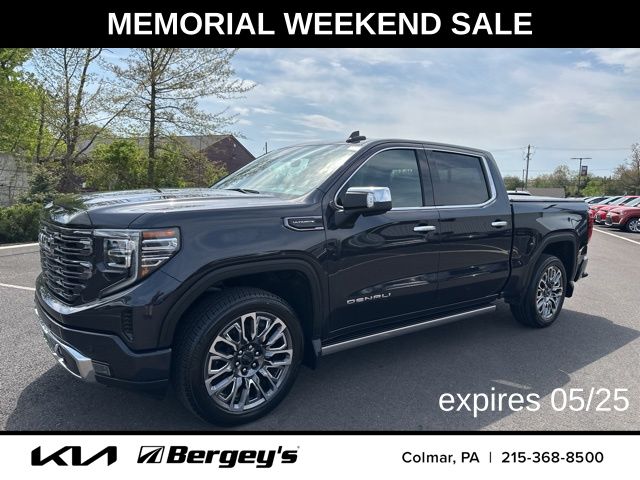 Titanium Rush Metallic 2025 GMC Sierra 1500 Denali Ultimate Crew Cab 4WD Pickup Truck Four-Wheel Drive Automatic