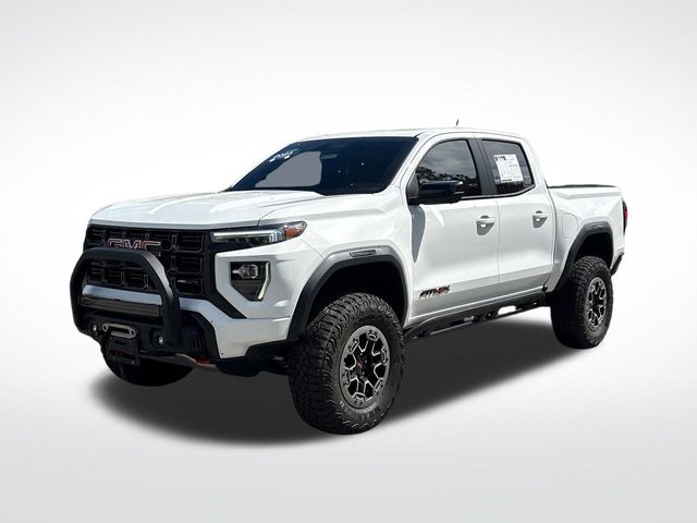 Summit White 2023 GMC Canyon AT4X Crew Cab 4WD Pickup Truck Four-Wheel Drive 8-Speed Automatic