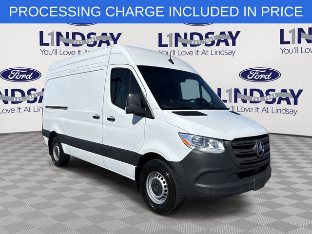 White 2025 Mercedes-Benz Sprinter Cargo 2500 144 RWD Van Rear-Wheel Drive 9-Speed Automatic