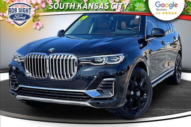 Black Sapphire Metallic 2019 BMW X7 xDrive40i AWD SUV / Crossover All-Wheel Drive 8-Speed Automatic