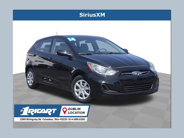 Ultra Black Pearl 2014 Hyundai Accent Hatchback Front-Wheel Drive 6-Speed Automatic Overdrive