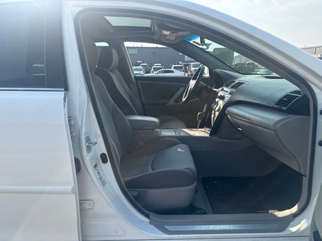 2011 White Toyota Camry LE FWD Sedan