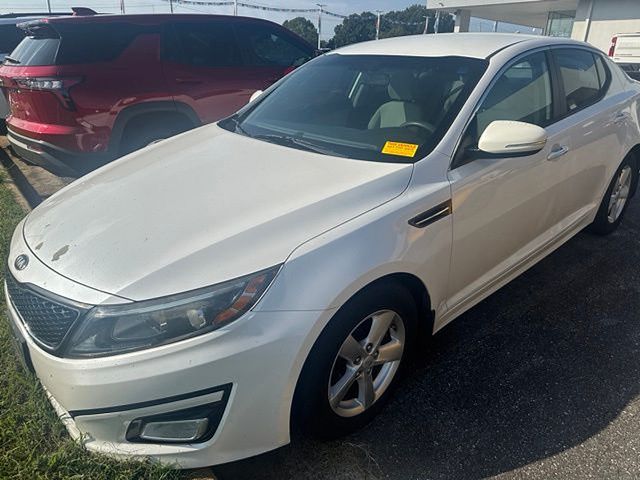 Snow White Pearl 2015 Kia Optima Sedan Front-Wheel Drive 6-Speed Automatic
