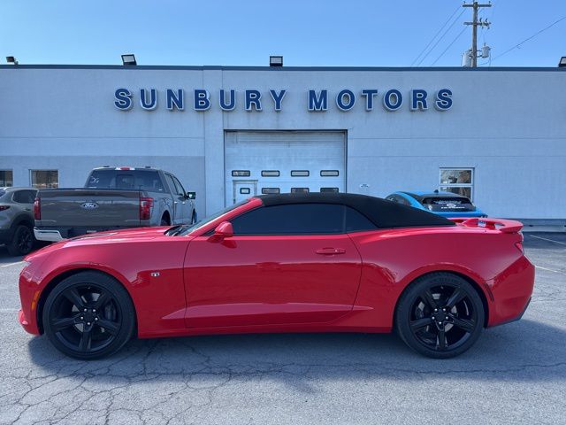 Red Hot 2017 Chevrolet Camaro 1SS Convertible RWD Convertible Rear-Wheel Drive 8-Speed Automatic