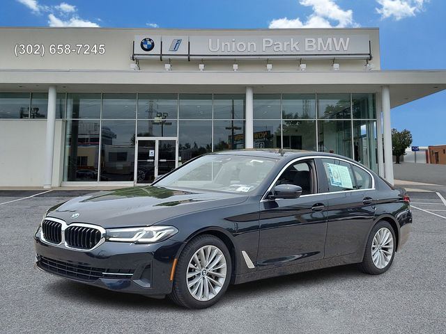 Black Sapphire Metallic 2023 BMW 5 Series Sedan All-Wheel Drive 8-Speed Automatic