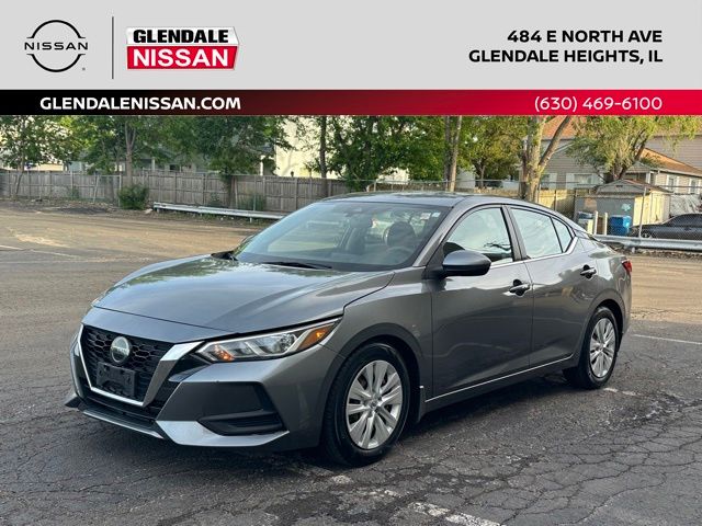 Gray (Gun Metallic) 2020 Nissan Sentra S FWD Sedan Front-Wheel Drive Continuously Variable Transmission