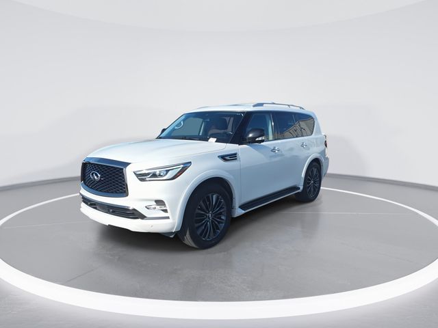 Used 2021 Moonstone White INFINITI Premium Select image 4