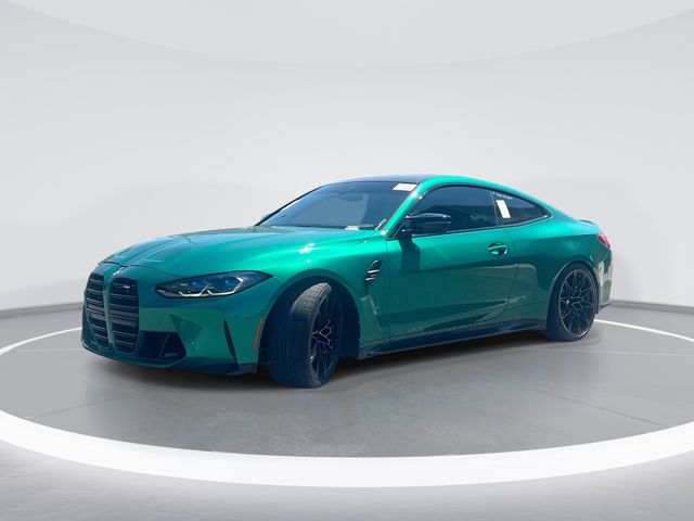 Isle of Man Green Metallic 2024 BMW M4 Coupe Rear-Wheel Drive 6-Speed Manual