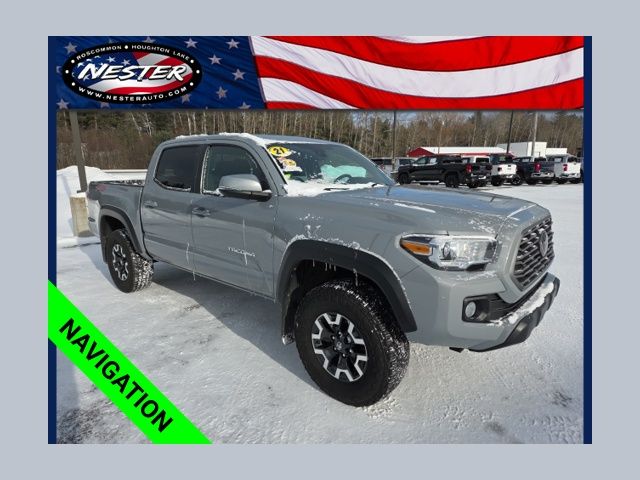 Lunar Rock 2021 Toyota Tacoma TRD Off Road Double Cab 4WD Pickup Truck Four-Wheel Drive 6-Speed Automatic
