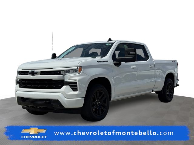 Summit White 2022 Chevrolet Silverado 1500 RST Crew Cab 4WD Pickup Truck Four-Wheel Drive Automatic