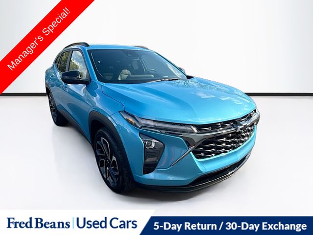 Marina Blue Metallic 2025 Chevrolet Trax RS with 2RS FWD SUV / Crossover Front-Wheel Drive 6-Speed Automatic