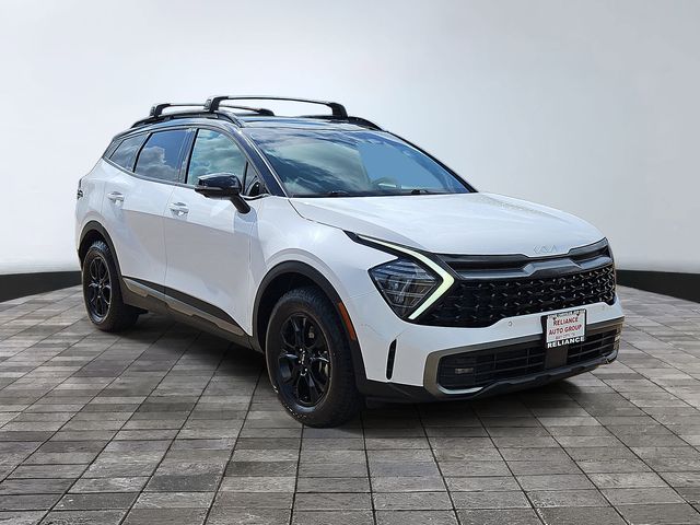 Glacier White Pearl/Ebony Black Roof 2024 Kia Sportage SUV / Crossover All-Wheel Drive 8-Speed Automatic
