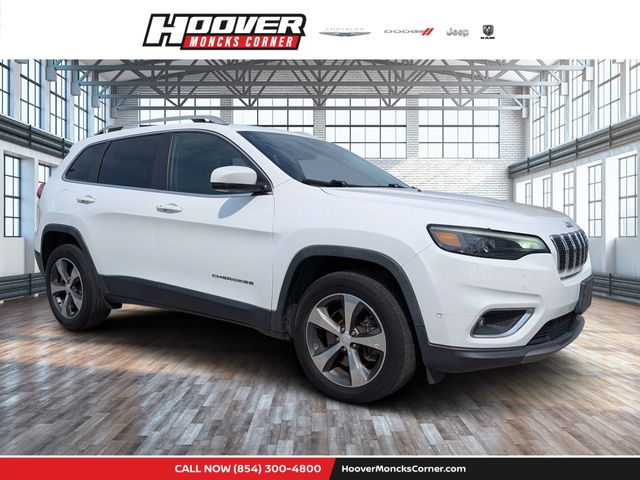 Bright White Clearcoat 2019 Jeep Cherokee SUV / Crossover Four-Wheel Drive 9-Speed Automatic