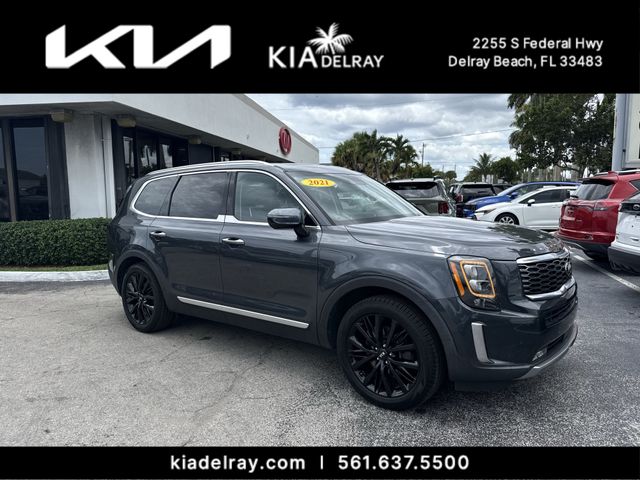 Gravity Gray 2021 Kia Telluride SUV / Crossover Front-Wheel Drive 8-Speed Automatic