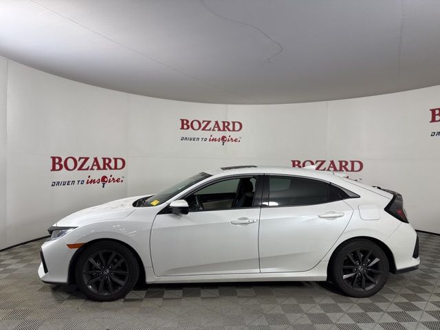 2020 White Honda Civic Hatchback EX FWD Hatchback