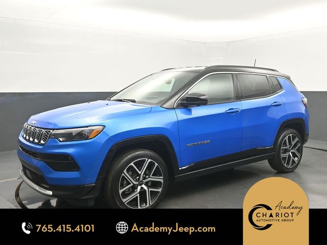 Hydro Blue Pearlcoat 2025 Jeep Compass SUV / Crossover Four-Wheel Drive 8-Speed Automatic