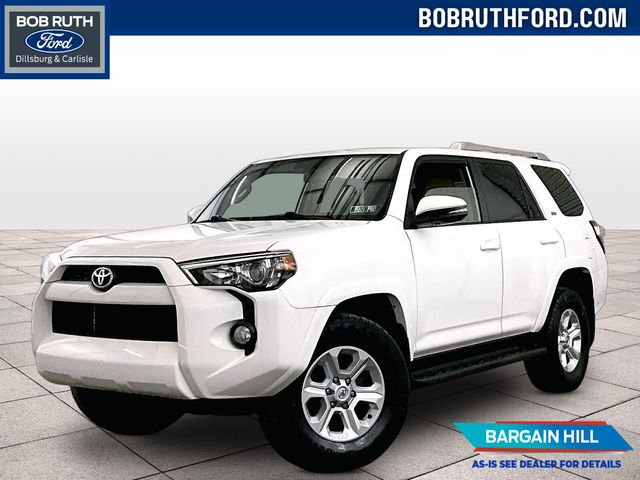 Super White 2016 Toyota 4Runner SUV / Crossover Four-Wheel Drive 5-Speed Automatic Overdrive