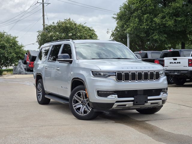 Silver 2025 Jeep Wagoneer L SUV / Crossover Four-Wheel Drive Automatic
