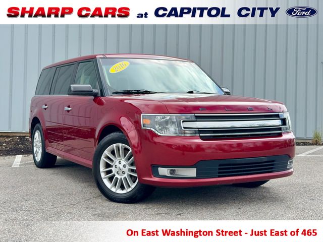 Ruby Red Metallic 2016 Ford Flex SEL SUV / Crossover Front-Wheel Drive 6-Speed Automatic