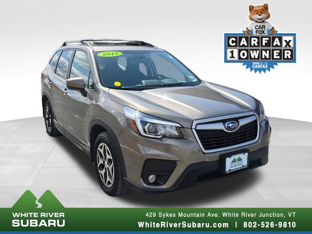 Sepia Bronze Metallic 2019 Subaru Forester 2.5i Premium AWD SUV / Crossover All-Wheel Drive Continuously Variable Transmission