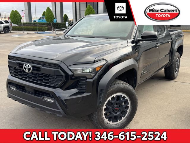 Black 2024 Toyota Tacoma TRD Off-Road Double Cab 4WD Pickup Truck Four-Wheel Drive 8-Speed Automatic