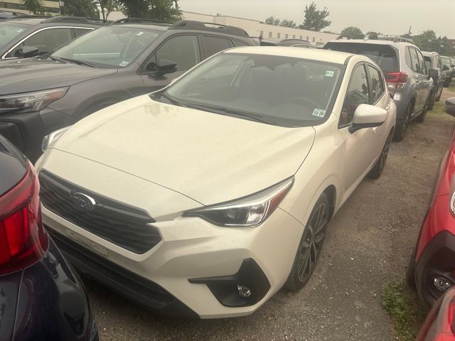 Crystal White Pearl 2024 Subaru Impreza Wagon All-Wheel Drive Continuously Variable Transmission