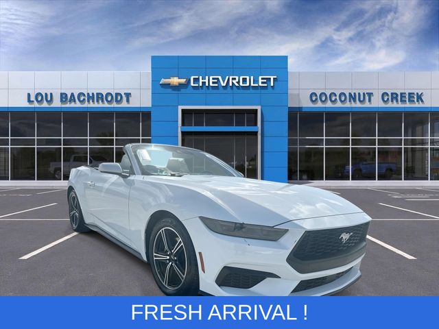 Oxford White 2025 Ford Mustang EcoBoost Premium Convertible RWD Convertible Rear-Wheel Drive Automatic