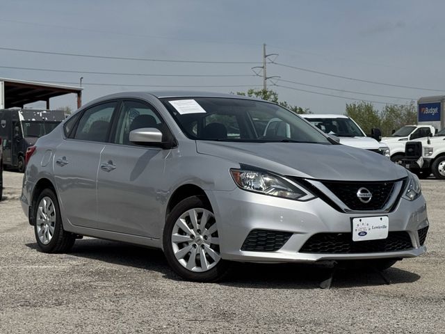Brilliant Silver Metallic 2017 Nissan Sentra S Sedan Front-Wheel Drive Continuously Variable Transmission