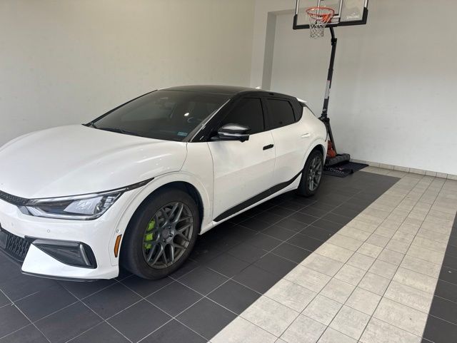 2023 Kia EV6 GT White at DeMontrond Automotive Group