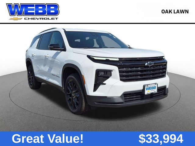 Summit White 2024 Chevrolet Traverse SUV / Crossover Front-Wheel Drive 8-Speed Automatic