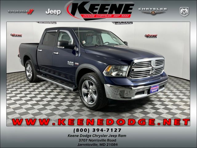 True Blue Pearlcoat 2013 RAM 1500 Big Horn Crew Cab 4WD Pickup Truck Four-Wheel Drive 6-Speed Automatic