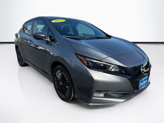 Gray (Gun Metallic) 2023 Nissan LEAF SV Plus FWD Hatchback Front-Wheel Drive Automatic