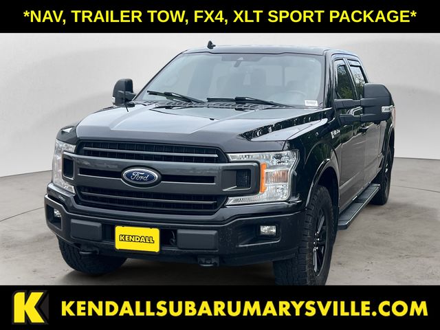 Black 2019 Ford F-150 Pickup Truck Four-Wheel Drive Automatic