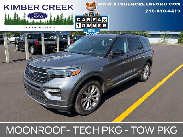 Carbonized Gray Metallic 2023 Ford Explorer SUV / Crossover All-Wheel Drive Automatic
