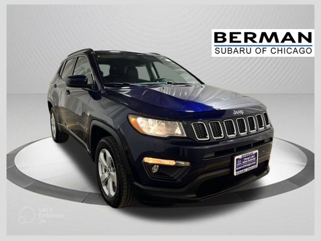 Jazz Blue Pearlcoat 2019 Jeep Compass Latitude 4WD SUV / Crossover Four-Wheel Drive 9-Speed Automatic