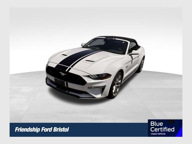 Oxford White 2023 Ford Mustang Convertible Rear-Wheel Drive Automatic