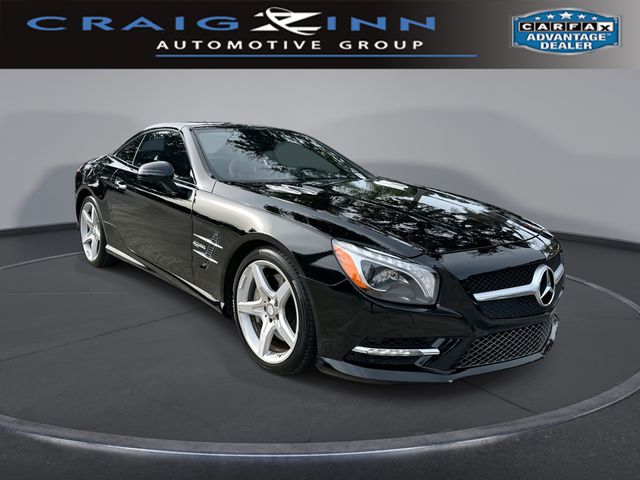 Black 2015 Mercedes-Benz SL-Class Convertible Rear-Wheel Drive 7-Speed Automatic