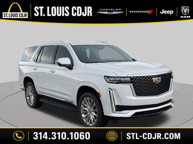Crystal White Tricoat 2023 Cadillac Escalade SUV / Crossover Four-Wheel Drive Automatic