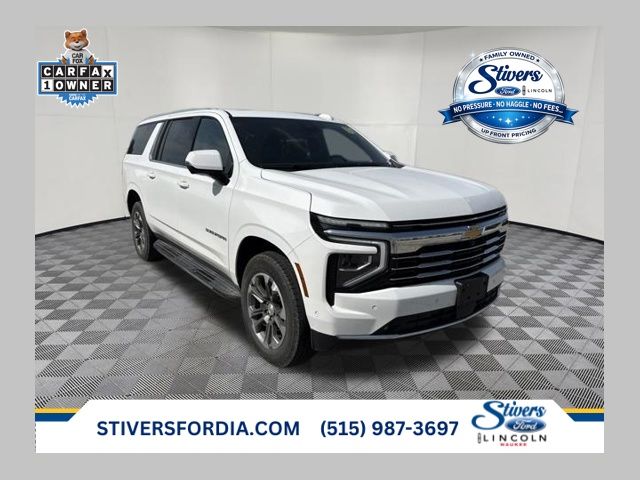 Summit White 2025 Chevrolet Suburban SUV / Crossover Four-Wheel Drive