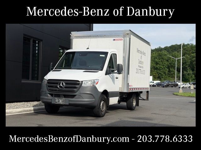 Artic White 2023 Mercedes-Benz Sprinter Cab Chassis Van Rear-Wheel Drive 9-Speed Automatic