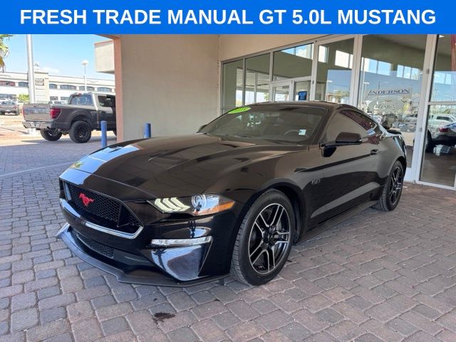 Shadow Black 2018 Ford Mustang Coupe Rear-Wheel Drive 6-Speed Manual
