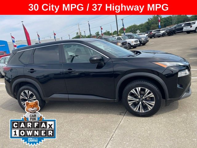 Super Black 2023 Nissan Rogue SUV / Crossover Front-Wheel Drive Continuously Variable Transmission